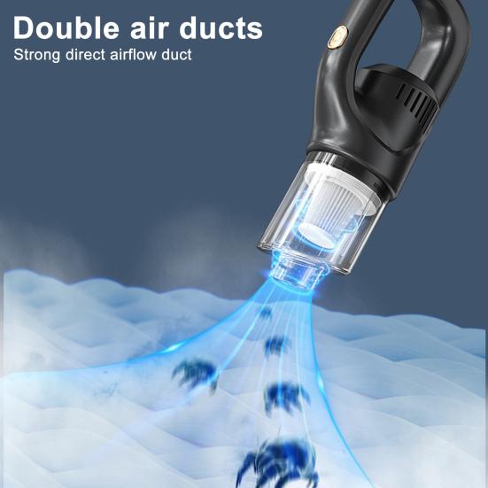 Cordless Vacuum Cleaner with Powerful Motor Strong Suction Low Noise Rechargeable Handheld Vacuum Cleaner Dust Remover