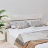VidaXL Headboard White 164x3x81 Cm Solid Pine Wood 819081