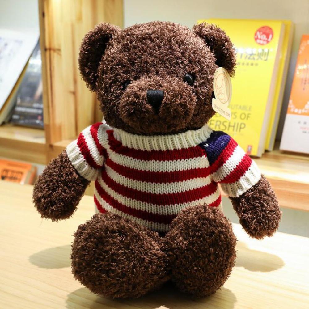 Gift Box Teddy Bear Doll Bear Plush Toy Children's Doll Birthday Company Event Gift Creative Gift Box