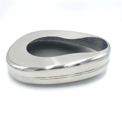 Stainless Steel Bed Pans Corrosion Resistant Ergonomic Portable Bed Pans for Adults Elderly