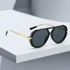Fashion Women Sunglasses Brown Gradient Lenses Stylish Decorative Glasses for Women New Trendy Accessories