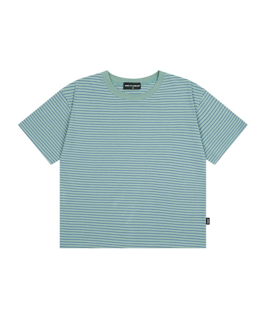 1989STANDARD Retro Stripe Crop Short Sleeve (Jtosts-0002)