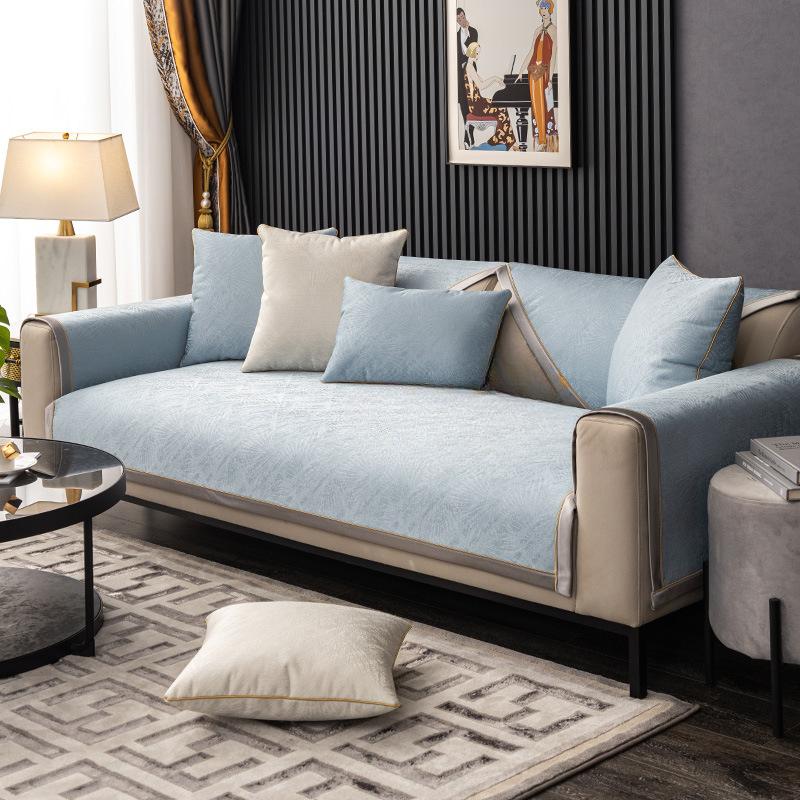 European-Style Sofa Cushion High-Grade Affordable Luxury Style Sofa Cover Straight Row Non-Slip Four Seasons Universal Sofa Cushion