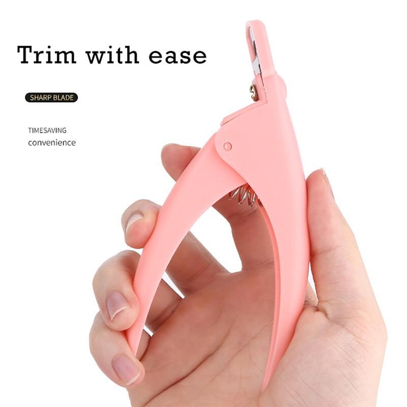 1PC  Nail Art U Shape False Tips Art Manicure Cut Ters Nail Tips Cu Tter ZH