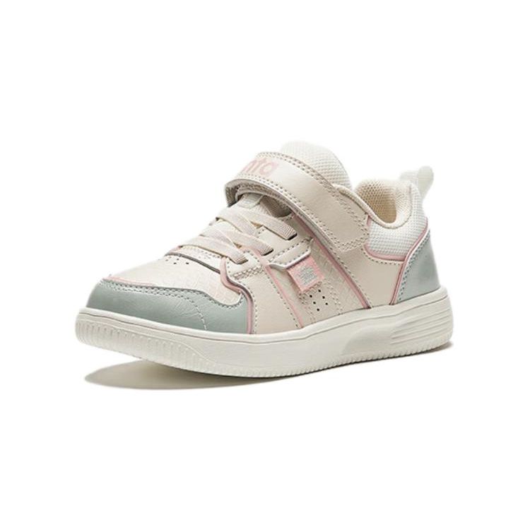 Anta Comfortable Casual Slip-Resistant Shock-Absorbing Low-Top Kids Skate Shoes Kids Sneaker Green A322419902-4