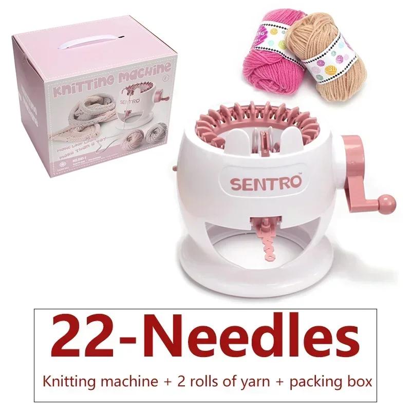 Smart Knitting Loom Kit Beginners Circular Crochet Machine DIY Handmade Create Hats Scarves Easy Handicraft Tool Sewing Supplies