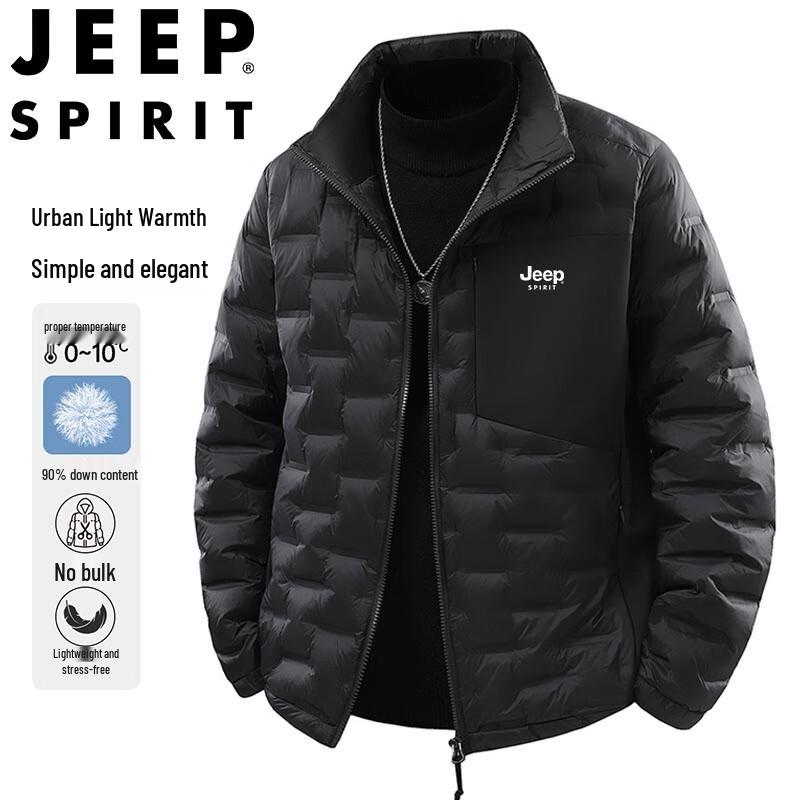 JEEP SPIRIT Men's Stand Collar Down Jacket