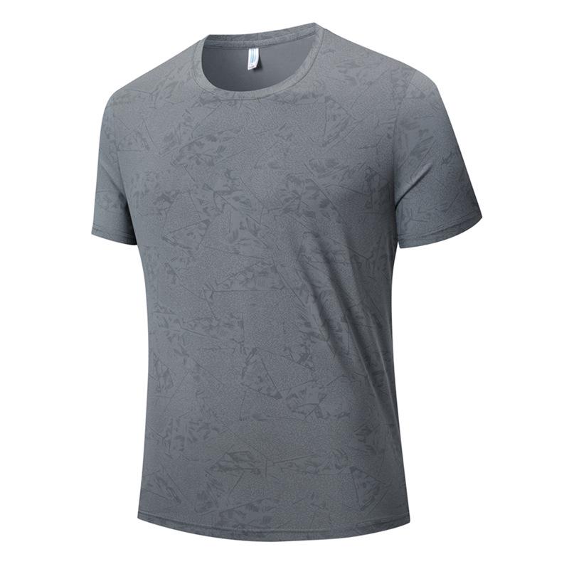 Ice Silk Quick-Dry Couple T-Shirt - Breathable Short Sleeve Summer Top for Casual Sports & Outdoor Running