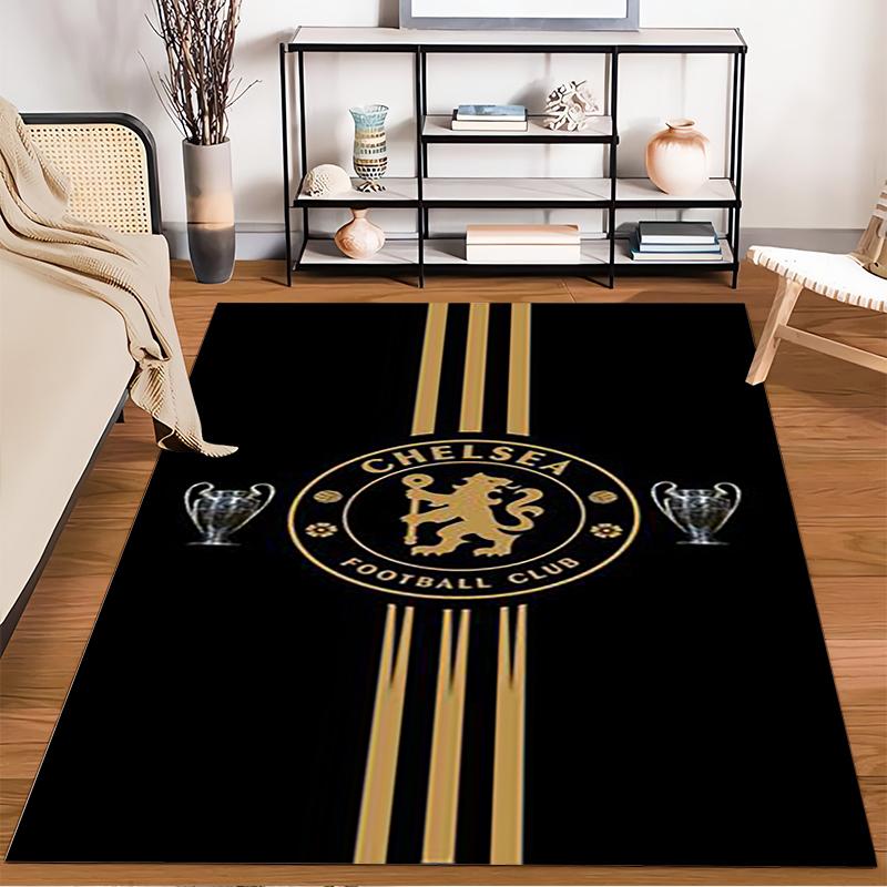 Chelsea Football Club Logo Rug Non-slip rug suitable for living room and bedroom sofas