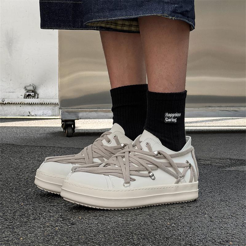 

Новые модные туфли европейские и американские высокие модные туфли для досок на платформе модные универсальные модные туфли 880422 белые-J 34 белый