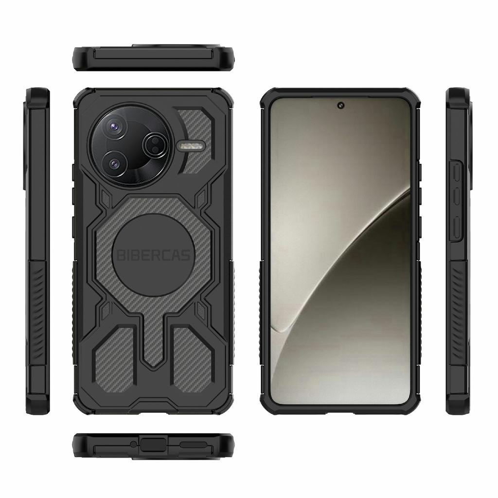 BIBERCAS J-16 Series For Xiaomi Redmi K80 5G/Poco F7 Pro 5G Case Compatible with MagSafe Anti Drop TPU+PC Phone Cover