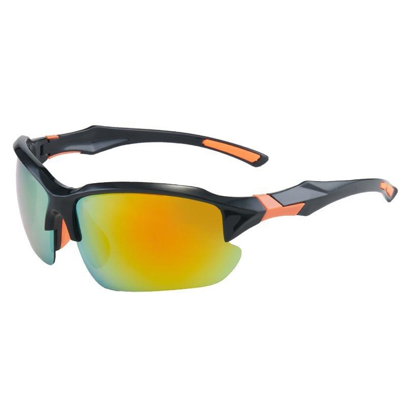 

New Cross-border European American Outdoor Cycling Running Fishing Personalized Fashion UV Protection Color Changing Sports Sunglasses 363