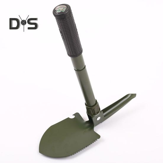 Klappspaten, multifunktionale Militärschaufel mit Aufbewahrungstasche, Outdoor-Überlebensschaufel, taktische Schaufel zum Wandern, Camping und Gartengebrauch