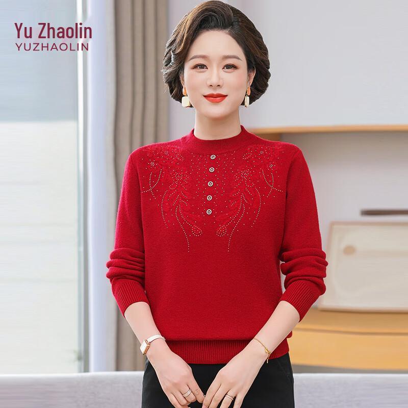 YUZHAOLIN Women's Autumn/Winter Mock Neck Warm Sweater