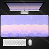 Light Pink Skyscape Mouse Pad Cute Aesthetic Xxl Kawaii Clouds Women Desk Pads Anime Pc Gamer Computer Mat Office Rubber Carpets