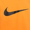Nike Large Logo Print Crew Neck T-Shirt Men Tops Orange BV0628-833