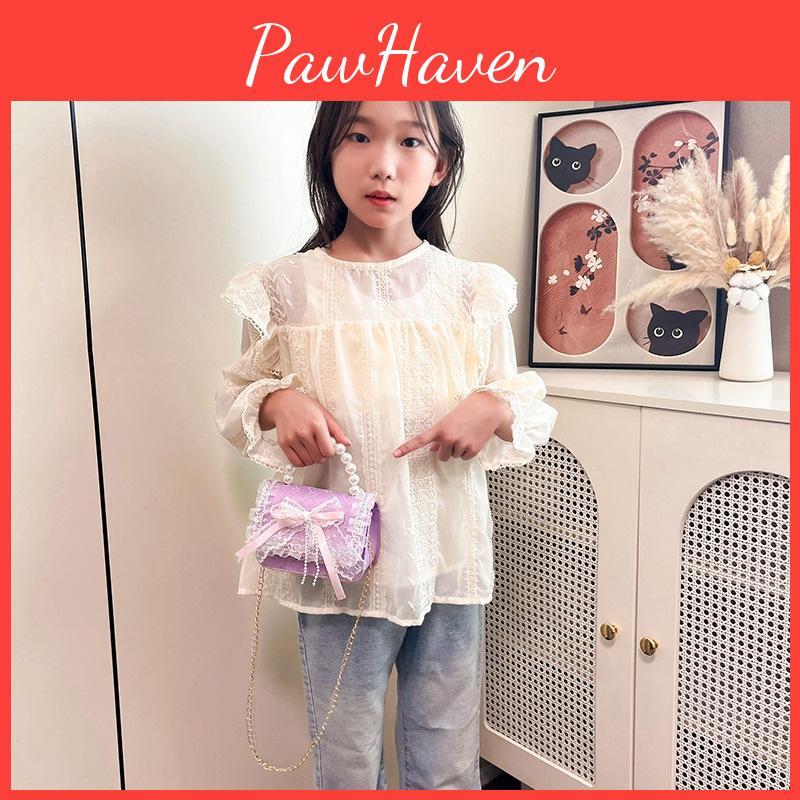 Handbag Small Girls Pu Material Kids Cute Designer Mini Shoulder Bag School For