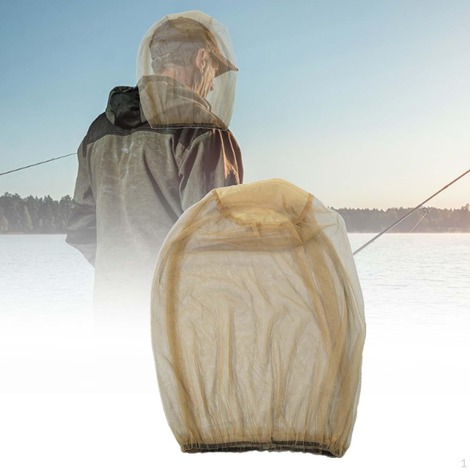 

Сетка для головы, сетка для лица, шеи, очень мелкие отверстия, вентилируемая рыболовная шапочка, защита для приключений, бежевый