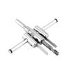 30 120mm Adjustable Silver Circle Hole Saw Drill Bit Set DIY Woodworking Tool