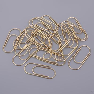 20pcs Durable Large Office Plain Paper Clips Jumbo - Silver