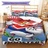 Sydney Roosters Power Bedding Quilt Set Quilt Cover Pillowcase Home Decoration Birthday Gift (1 * Duvet Cover + 2 * Pillowcase, Without Core)