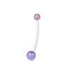 Body Piercing Jewelry 38mm Long Pole Pregnant Women Are Not Allergic To Navel 5 -Piece Set 