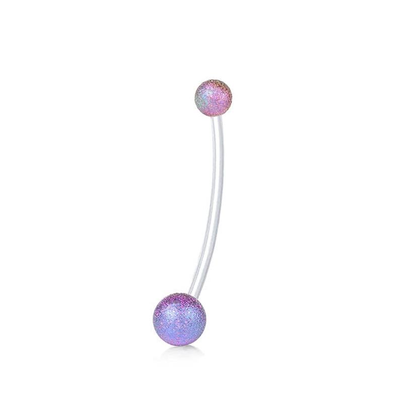 Body Piercing Jewelry 38mm Long Pole Pregnant Women Are Not Allergic To Navel 5 -Piece Set 
