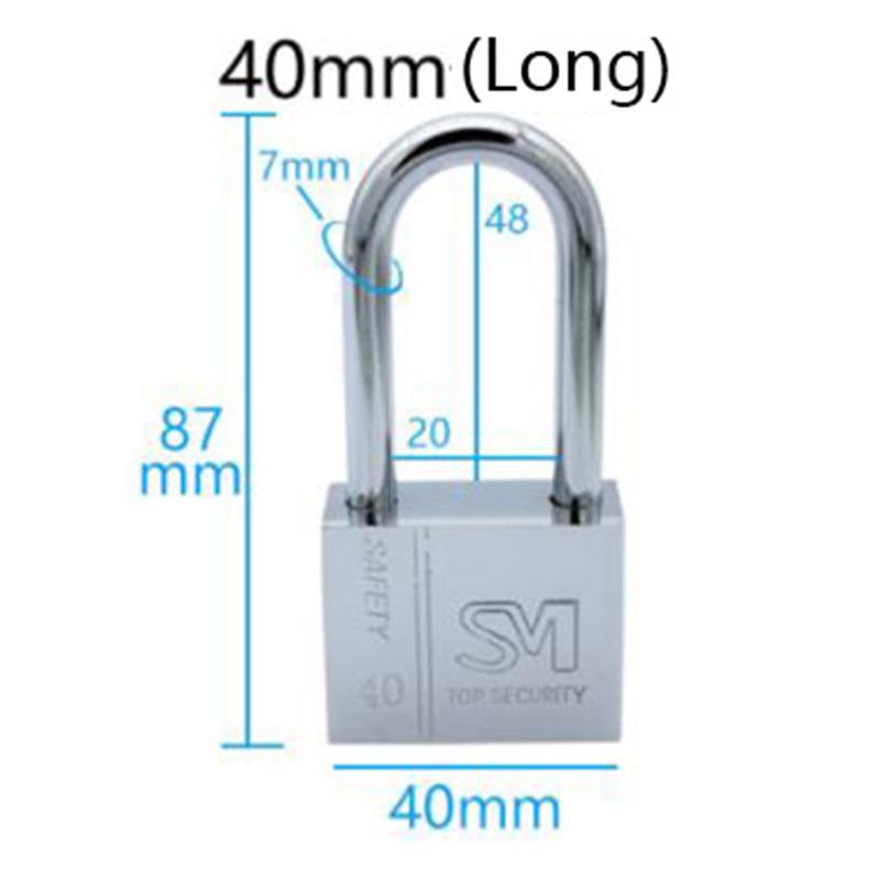 Stainless Steel Padlock Cabinet Outdoor Lock Durable Use Heavy Duty High Security Solid  Door Gate Box Safety