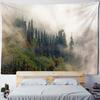 Mountain And River Impression Painting Tapestry Wall Hanging Psychedelic Hills Natural Scenery Witchcraft Hippie Home Decor