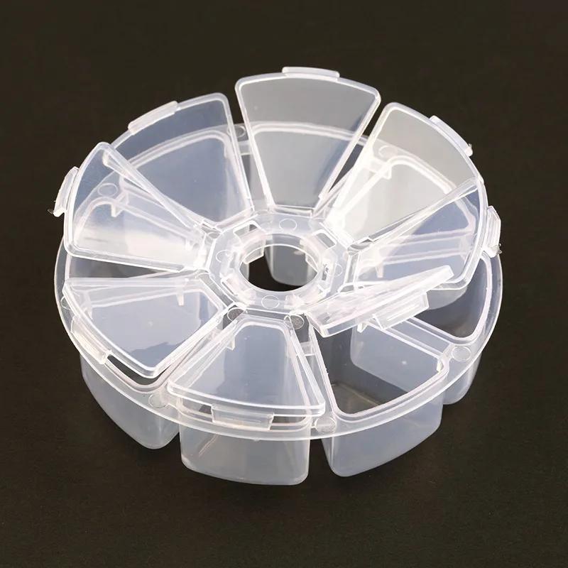 8 Styles Clear Plastic Jewelry Storage Case Small Boxes Storage Case Container Packaging Box Earrings Rings Beads Earplug Boxes