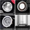 HEENOOR XN6775 Double-Layer Portable Glass Cup