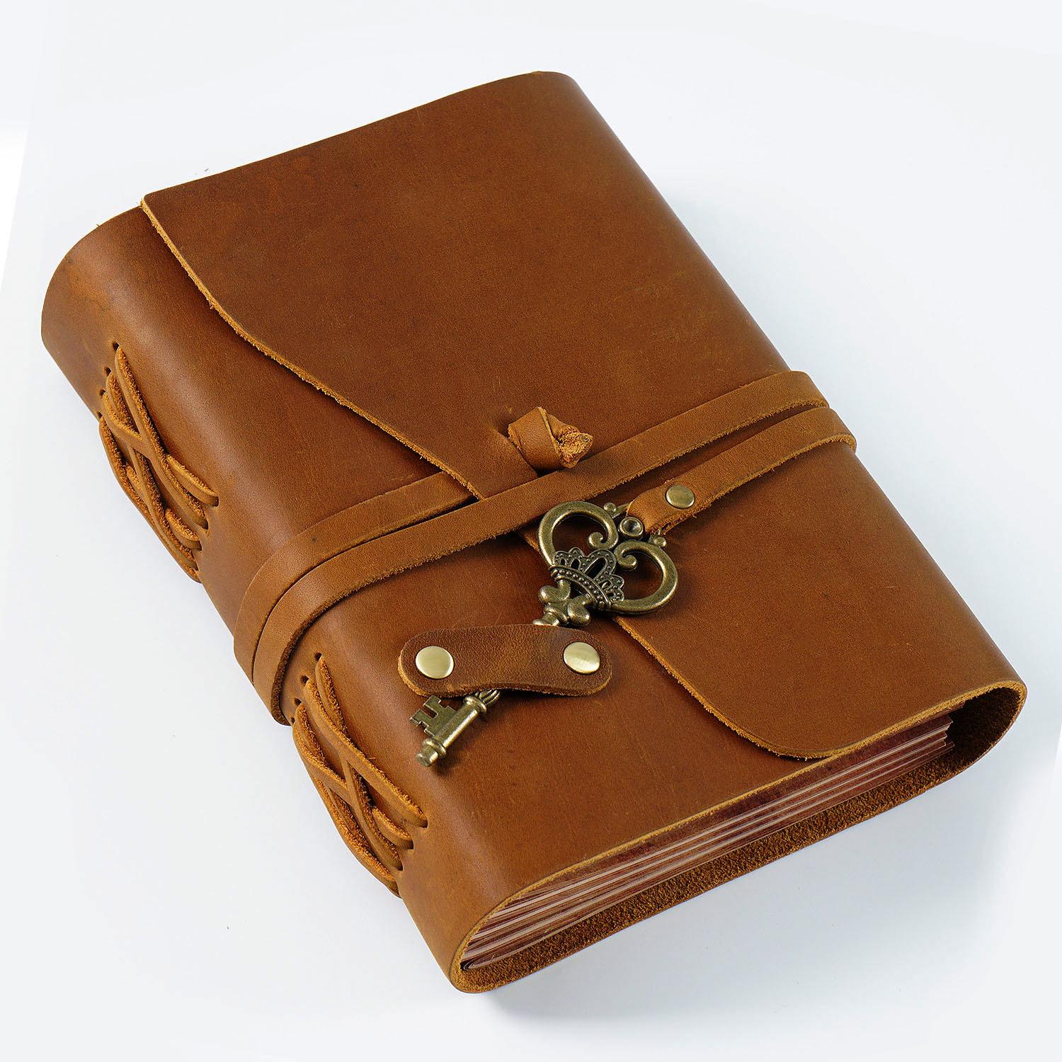 First Layer Cowhide Handmade Traveler s Notebook Diary