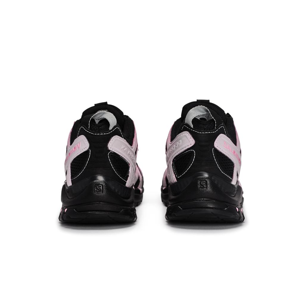 SALOMON XA PRO 3D 811 Manufacturing, Cat Paw Sweetheart Low top Outdoor Shoes Unisex Black Pink Silver 491274(Team80-S-BOX)