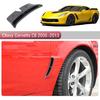 Boční větrací mřížky blatníku auta kompatibilní s Chevy Corvette C6 2005-2013, Nasávací mřížka otvoru pro proudění vzduchu, Spoiler C6 Náhradní díl