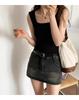 Korean Style Sexy Ribbed Camisole: Women's Trendy Summer Sleeveless Tank Top