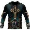 İlkbahar Sonbahar Hıristiyan İsa erkek Hoodie 3D Baskı Harajuku Moda Kapşonlu Kazak Büyük Boy Rahat Kazak Ceketler Tops