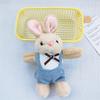 Adorable Mini Plush Rabbit Keychain Soft Cartoon Animal Doll For Backpacks