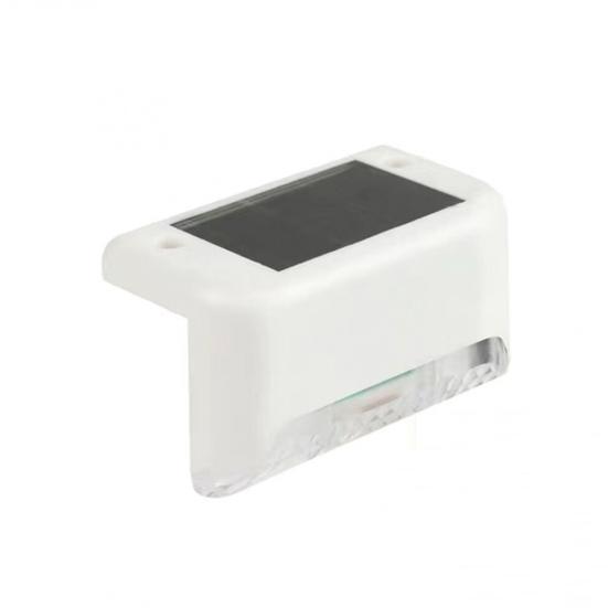 Luz de degrau durável Fácil instalação ABS IP55 À prova d'água Cerca movida a energia solar Lâmpada de parede LED para exterior