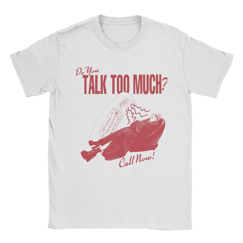 Unisex TShirt Renee Rapp Do You Talk Too Much Novelty 100 Cotton Tees Short Sleeve T Shirts Round Collar Tops Plus Size