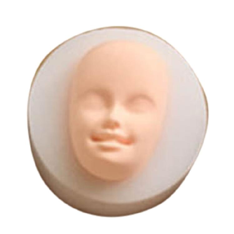 Dolls Head Face Mould, Silicone Baby Head Molds, Baby Shower Fondant Cake Mould