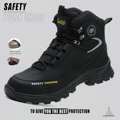 Męskie Buty Bezpieczeństwa Z Podnoskiem Stalowym Wodoodporne Buty Odporne Na Przebicie Antywstrząsowe Męskie Buty Sportowe Do Pracy Na Zewnątrz Ochronne Buty Robocze