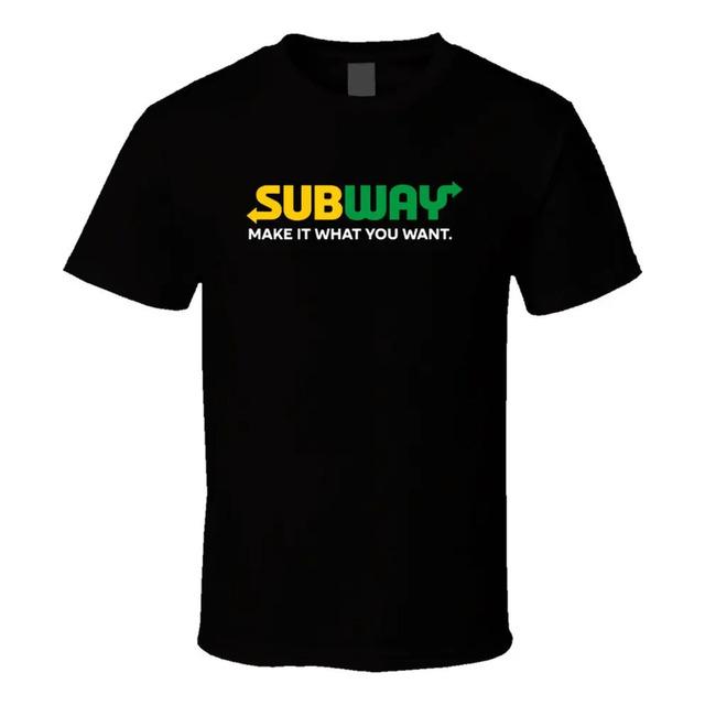 Camiseta Negra Make It What You Want De Subway S