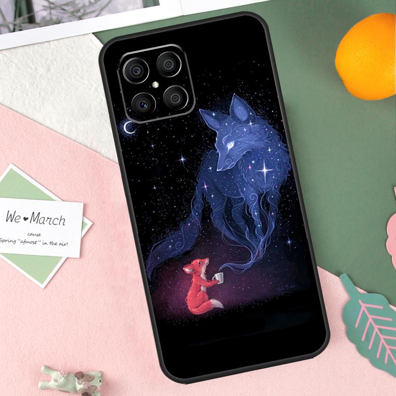 

Чехол-арт с лисой для Honor 200 Lite 50 70 90 X9b X9a X8b X8a X8 X9 X9c Honor Magic 7 Pro 5 6 Lite Honor Magic5 Lite