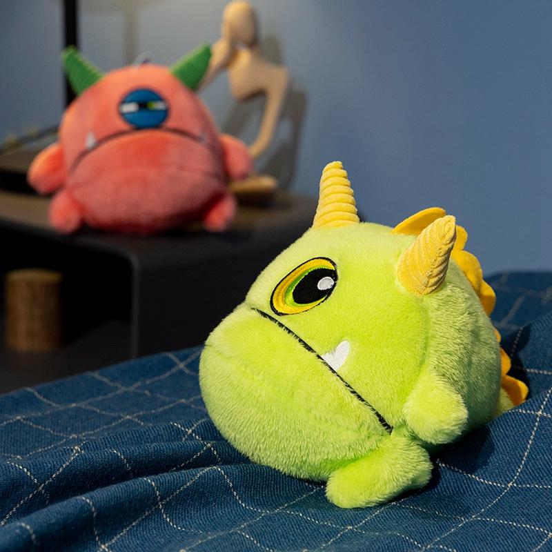 16cm Dinosaur Little Monster Plush Toy Cute Doll Sleeping Pillow Plush Stuffed Machine Collectible Model Toy Peluch Toy