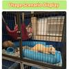 Flexible Retractable Hamster Tunnel, Corrugated Plastic Tube Toy, Bendable Hideout for Small Pets, Cage Accessories