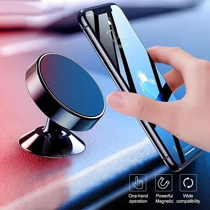 Magnetic Car Mobile Phone Holder Dashboard Magnet Car Stand 360 Degree Rotation Smartphone Car Bracket For iPhone Xiaomi Huawei