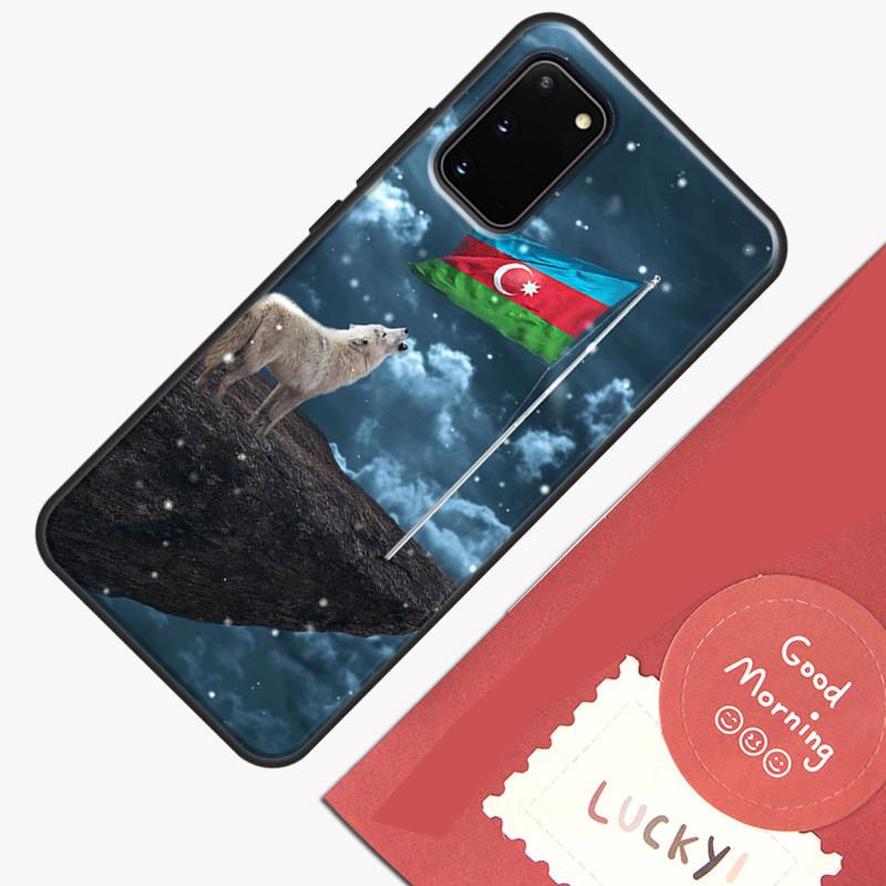 Azerbaijan Buta Flag Phone Case For Samsung Galaxy S26 S25 S24 S20 S21 S22 S23 Ultra S10 Plus S25 FE Cover Shell