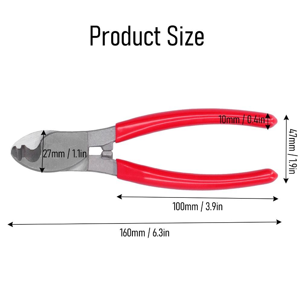 Portable Manual Cable Cutter High Carbon Steel Precision Pliers Thin Pipe Pliers  Jewelry Making
