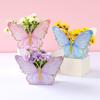 6 Stück Schmetterling Blume Süßigkeitenboxen Schokoladenverpackungsbeutel für Hochzeit Babyparty Geburtstagsfeier Zubehör Geschenkverpackungsbox