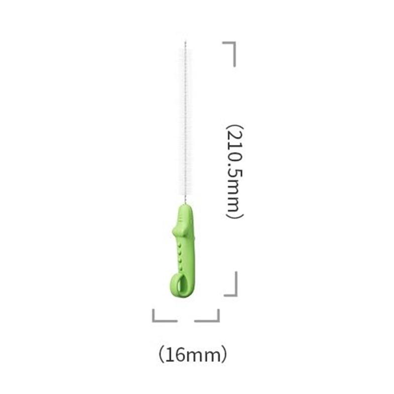 5/4Pcs Drinking Straw Cleaning Brush Baby Bottle Straw Tube Pipe Cleaner Home Nylon Stainless Steel Long Handle Cleaning Brushes